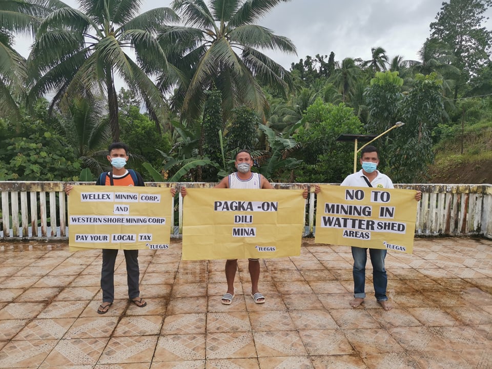 atm_philippines's tweet photo. Community leaders from the Tubajon Environmental Group Advocates (TUEGAS) call for the protection of food sources and watersheds in Tubajon, Dinagat Island; and for mining companies to pay local taxes. #StopMiningPH #JusticeForMarinduque https://t.co/xr2bbaLrRf