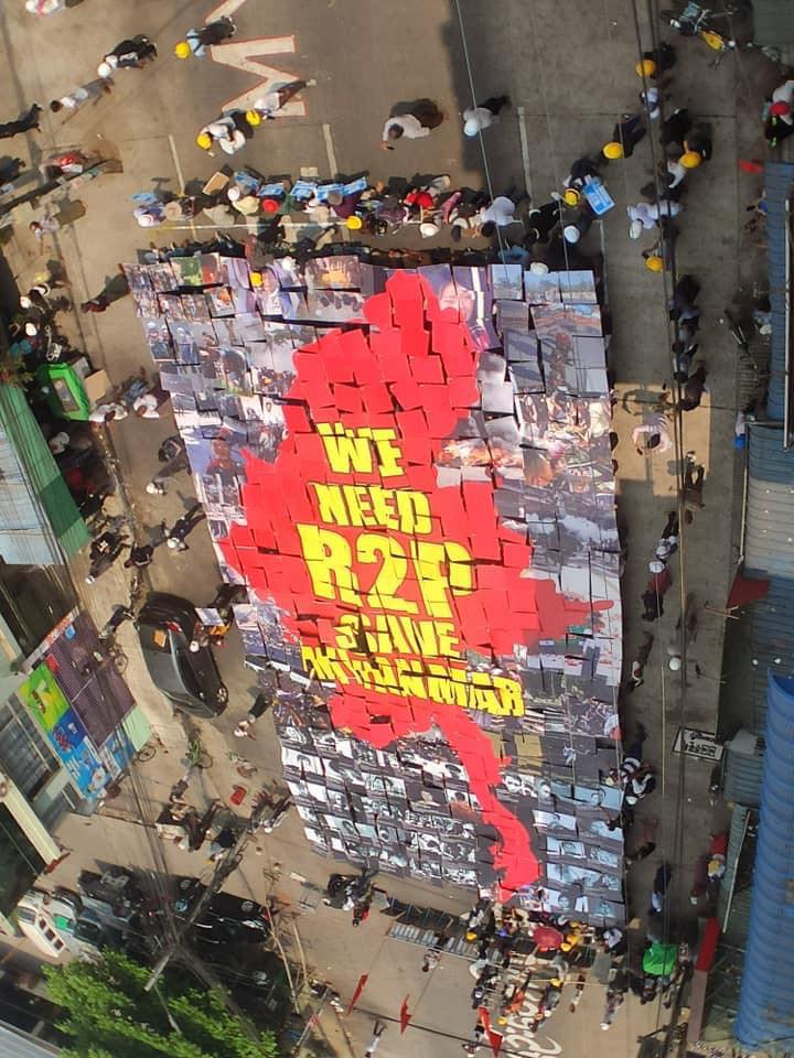 Yangon, Hlaing township. 
#Mar12Coup 
#WeNeedR2PsaveMyanmar 
#WhatsHappeningInMyanmar