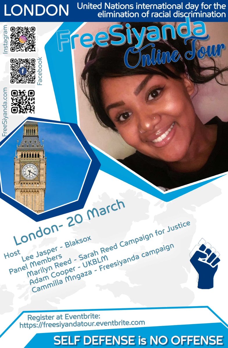 BameFor's tweet photo. Sat 20th March London leg of the #FreeSiyanda with the mothers of Sarah Reed (Marylyn Reed) and Siyanda Mngaza (Camila Mngaza) alongside @DrAdamCooper  @ukblm and Lee Jasper @Blaksoxx and @BameFor https://t.co/lkMeuaas91