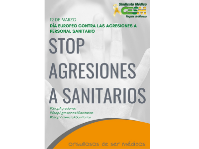 Nos sumamos a la conmemoración del Día Contra las Agresiones a Personal Sanitario por el fin de la #violencia #StopAgresiones #StopAgresionesASanitarios #StopViolenciaASanitarios ⛔️👊🏽

⬇️⬇️
medicosdemurcia.com/noticia.asp?id…

Pedimos medidas de seguridad adecuadas y efectivas <a href="/Murciasalud/">Murciasalud</a>