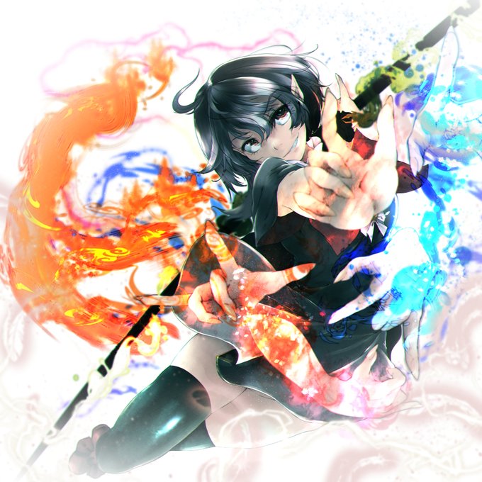 ぬえが正体不明ということは、ぬえの羽もまた正体不明に違いない
視る人によって、炎だったり雷だったり、6本の腕だったりするかも知れない
#pixiv https://t.co/EORV1R9m5M 