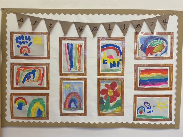 Early Years have created a wonderful display for their art gallery, as they continue to read the Colour Monster and learn about different feelings and how to use the colour bears to help talk about their own feelings in this week's learning.🧸