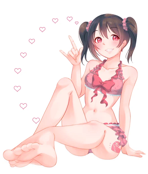 矢澤にこさんのあしです。 