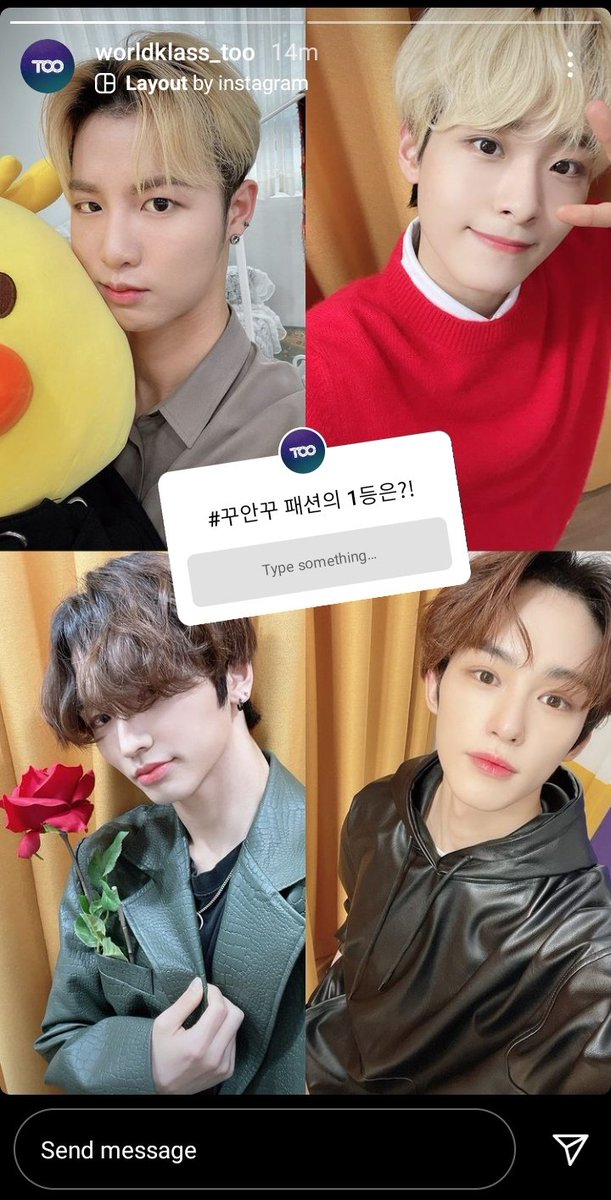 to1_smaccud's tweet photo. [#TOOgethers]

Vote on TOO official Instagram Account ♡

📍https://t.co/tjPOyLx58s

📍https://t.co/SbM0oBvf0m https://t.co/k0XduQA3TW