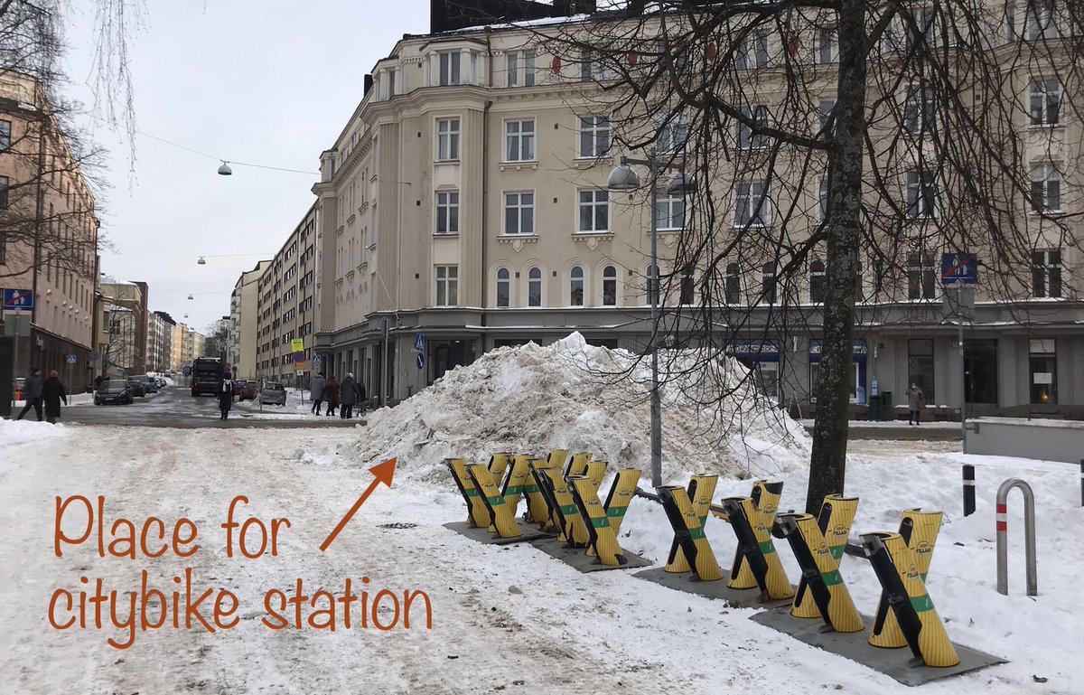 Regardless of the weather or the amount of snow, it’s officially spring when you spot the first #citybike equipment waiting to be installed!