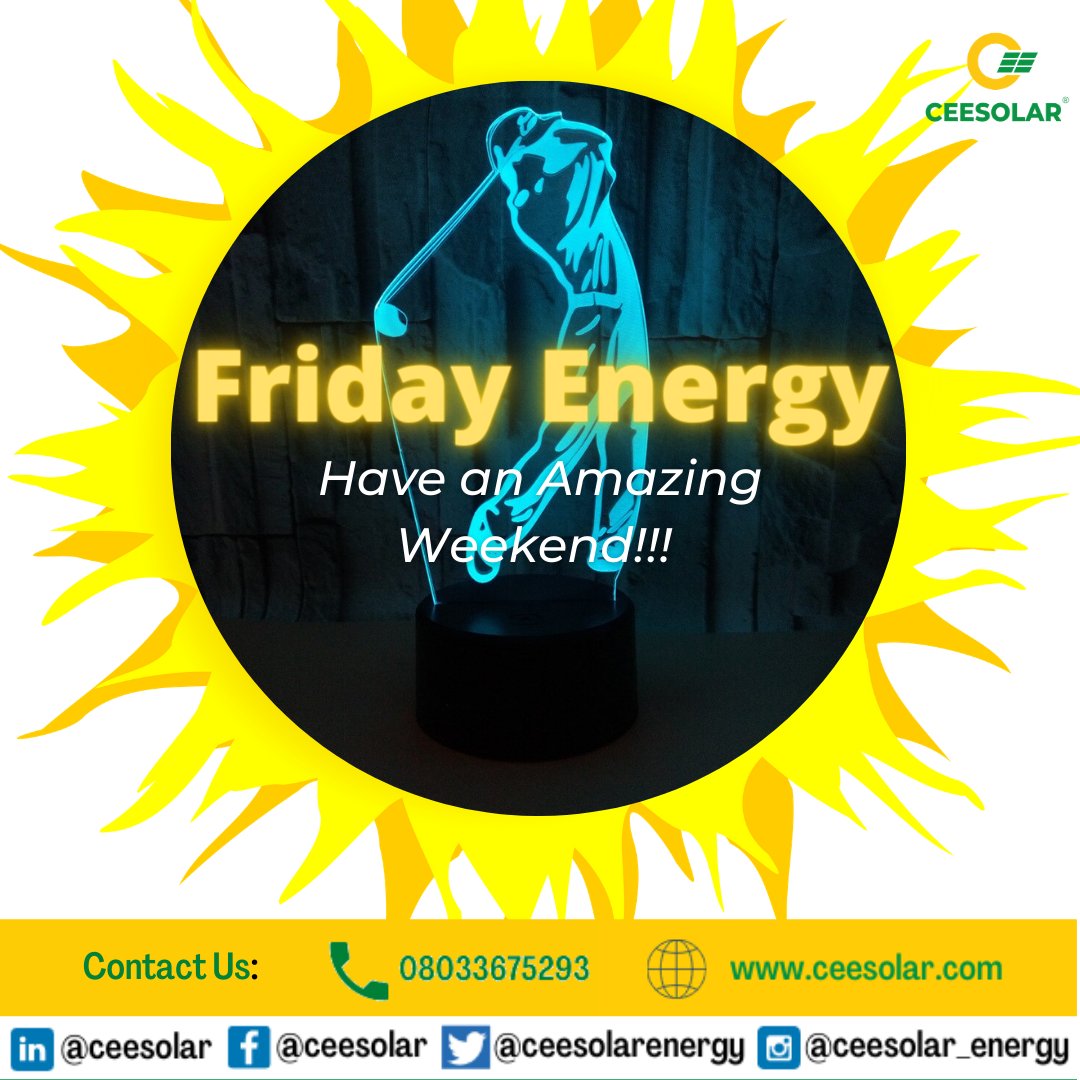 There is so much ground to cover, and because sustainable and low-cost electricity is one of the major drivers of economic growth, we will stay committed to delivering our quota for a better economy.

Do have an amazing weekend

#Ceesolar #sustainability #solar #greenenergy