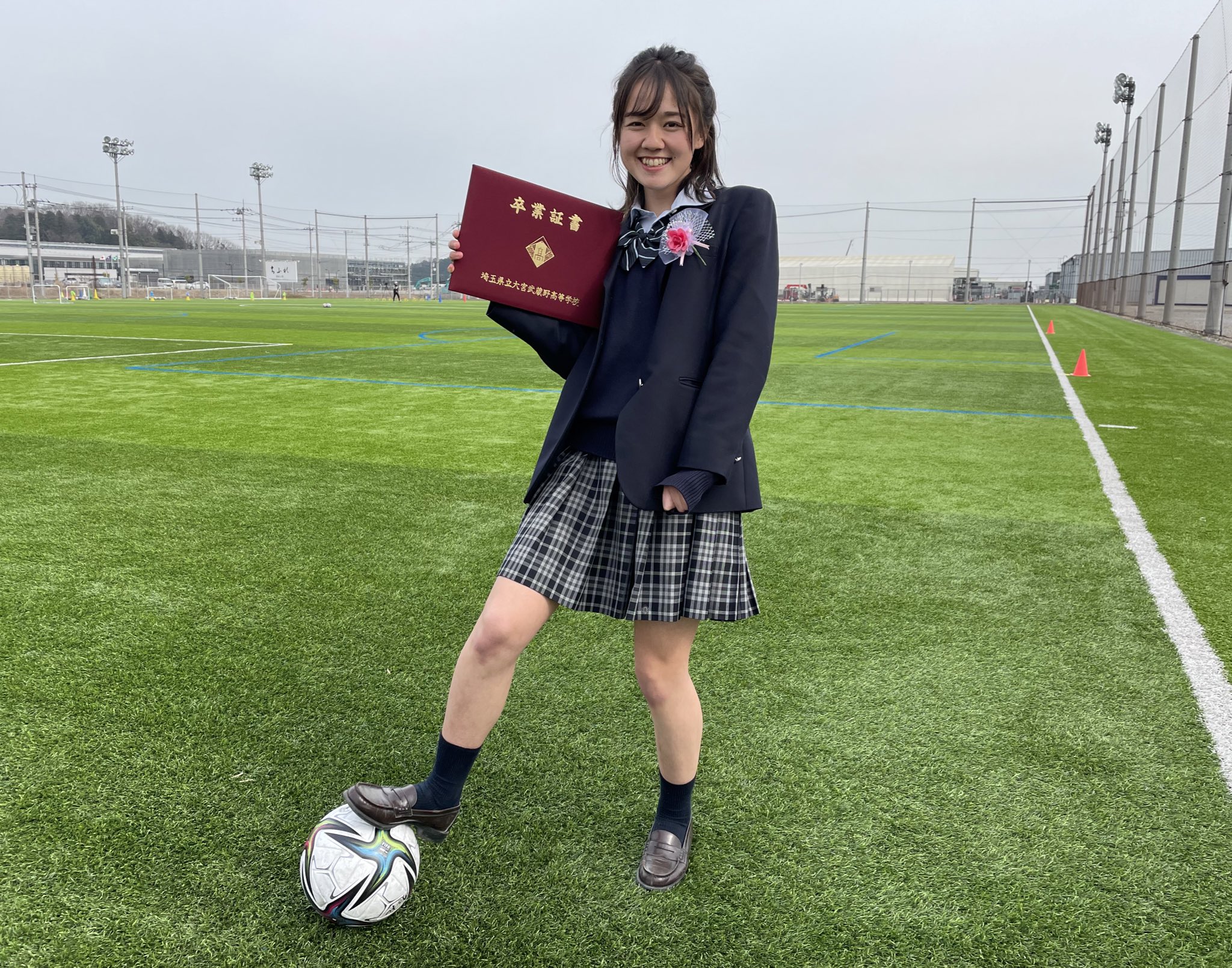ちふれASエルフェン埼玉　吉田莉胡　非売品ポスター直筆サインコメントINAC神戸 ちふれASエルフェン埼玉 吉田莉胡 非売品ポスター直筆サイン