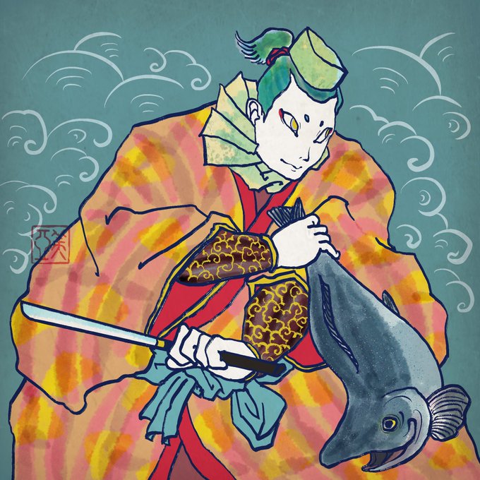 和風イラストのtwitterイラスト検索結果