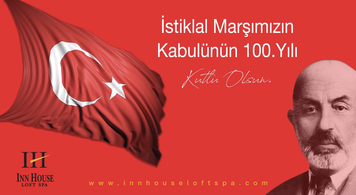 innhouseloftspa's tweet photo. İstiklal Marşımızın Kabulünün 100. Yılı Kutlu Olsun.

#innhouseloftspa #istiklalmarsı #MehmetAkifErsoy #türkiye @consultancy_q https://t.co/1W3ReYngRm