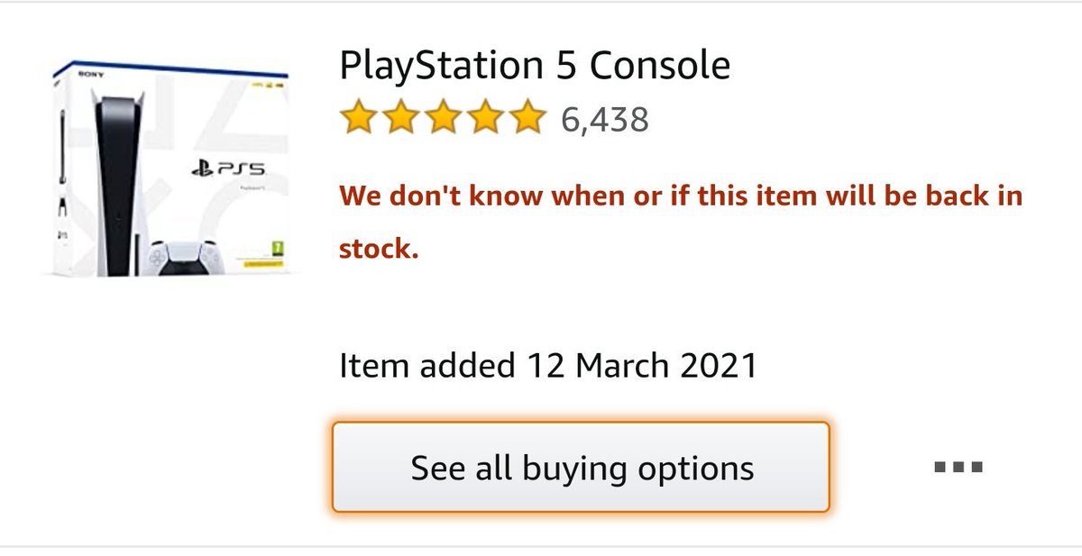 PS5 UK Stock tweet media
