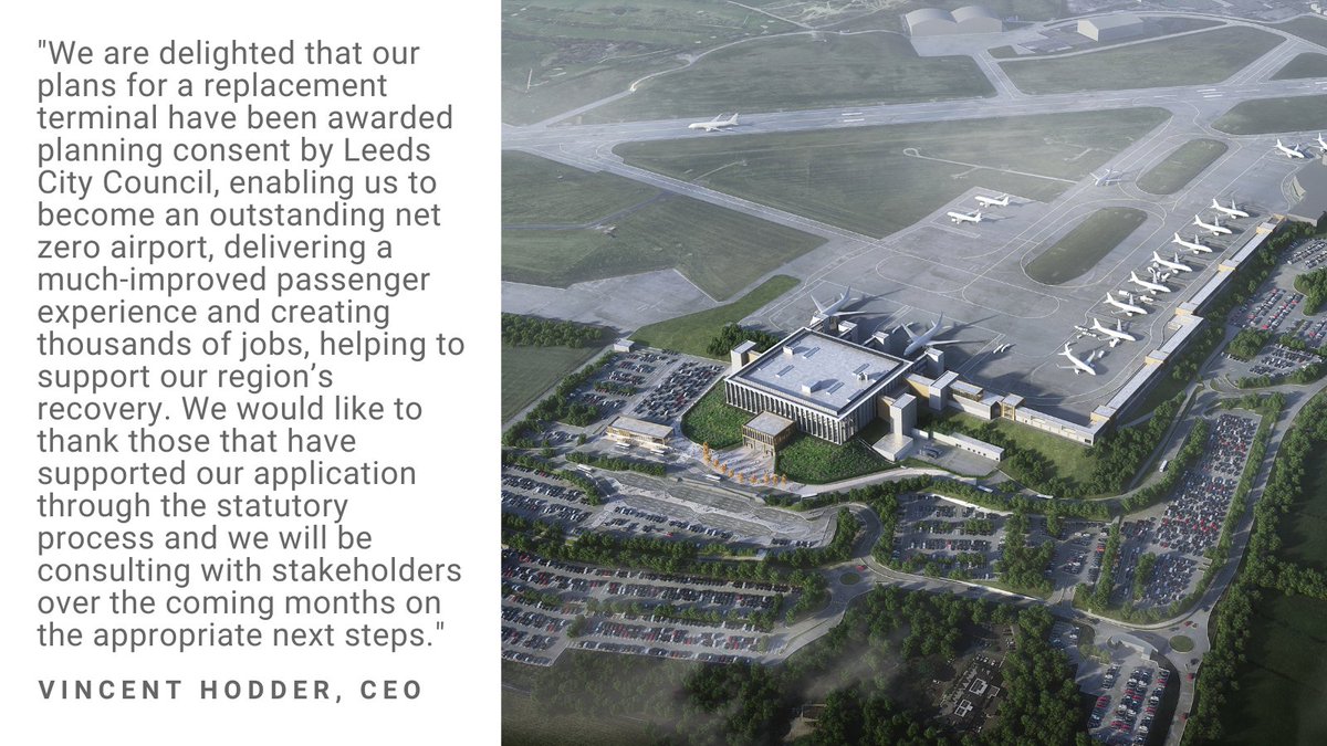 LBIAirport's tweet photo. Yesterday, @LeedsCC_News City Plans Panel gave their approval of our planning application.
Find out more > https://t.co/MF3J7uOcN2 https://t.co/z8i5gLtehW