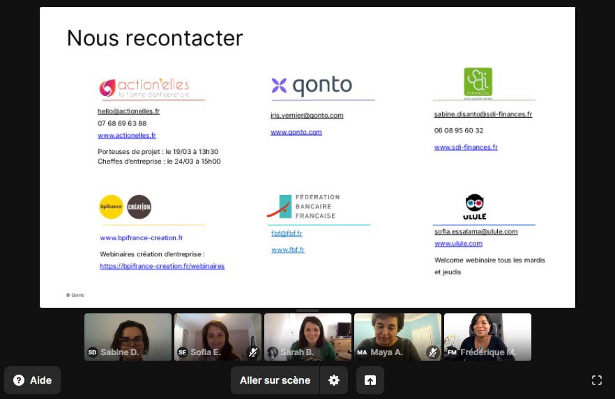 L’événement « Entrepreneures : parlons d’argent sans tabou » avec <a href="/getqonto/">Qonto</a> c’est fini !
Merci à toutes pour votre participation 💪
Merci à nos intervenants <a href="/Bpifrance/">Bpifrance</a> <a href="/ululeFR/">Ulule FR</a> <a href="/FBFFrance/">FBF</a> et notre animatrice <a href="/sdi_finances/">SDI Finances</a> 🔥
#financement #entrepreneuriatfeminin #ambition #argent