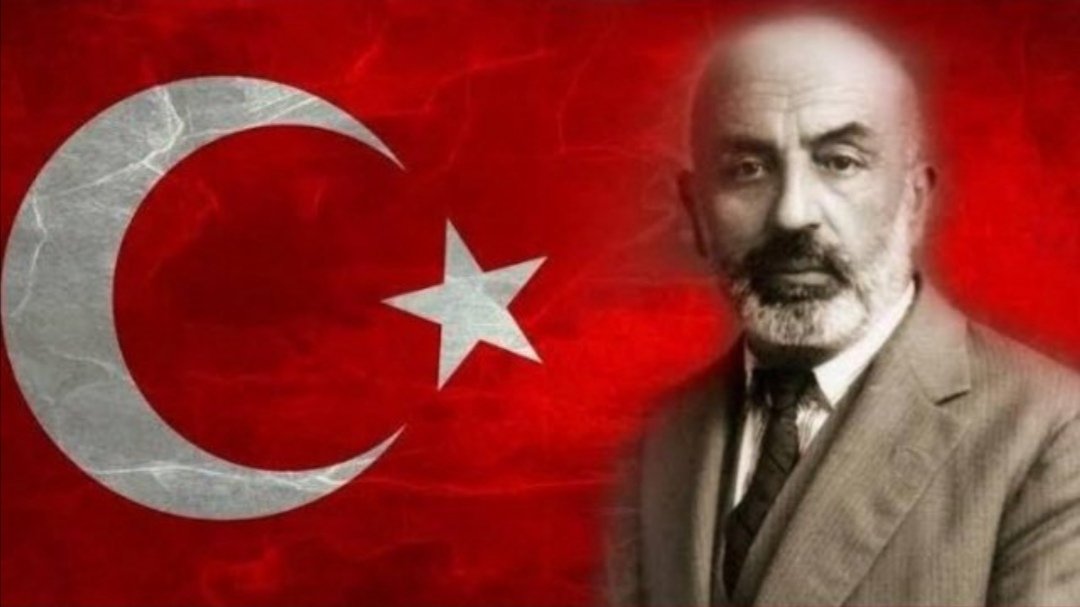 Hakkıdır, hür yaşamış bayrağımın hürriyet,
Hakkıdır, Hakk'a tapan milletimin istiklal!
#MehmetAkifErsoy