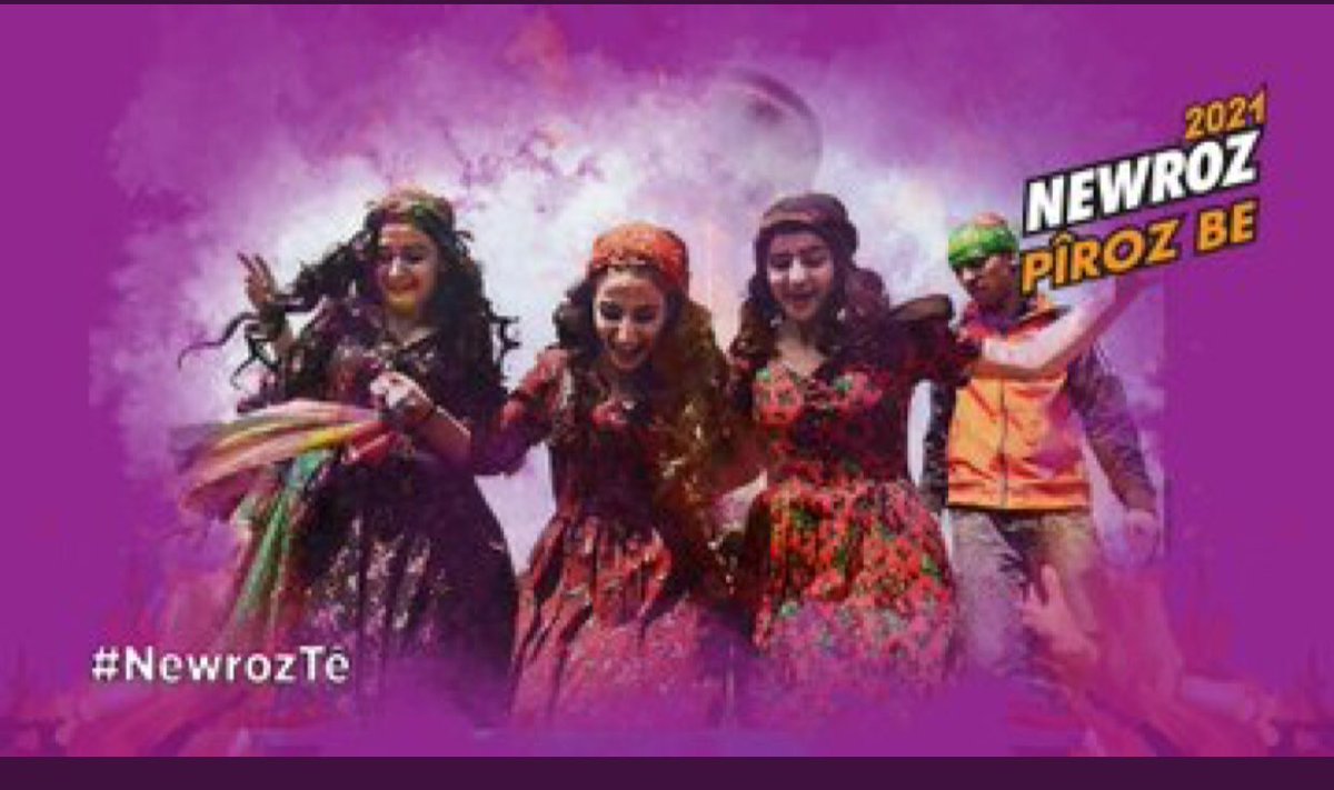 Di riya azadiye de em bi agire newroze ronî dibin #NewrozTe