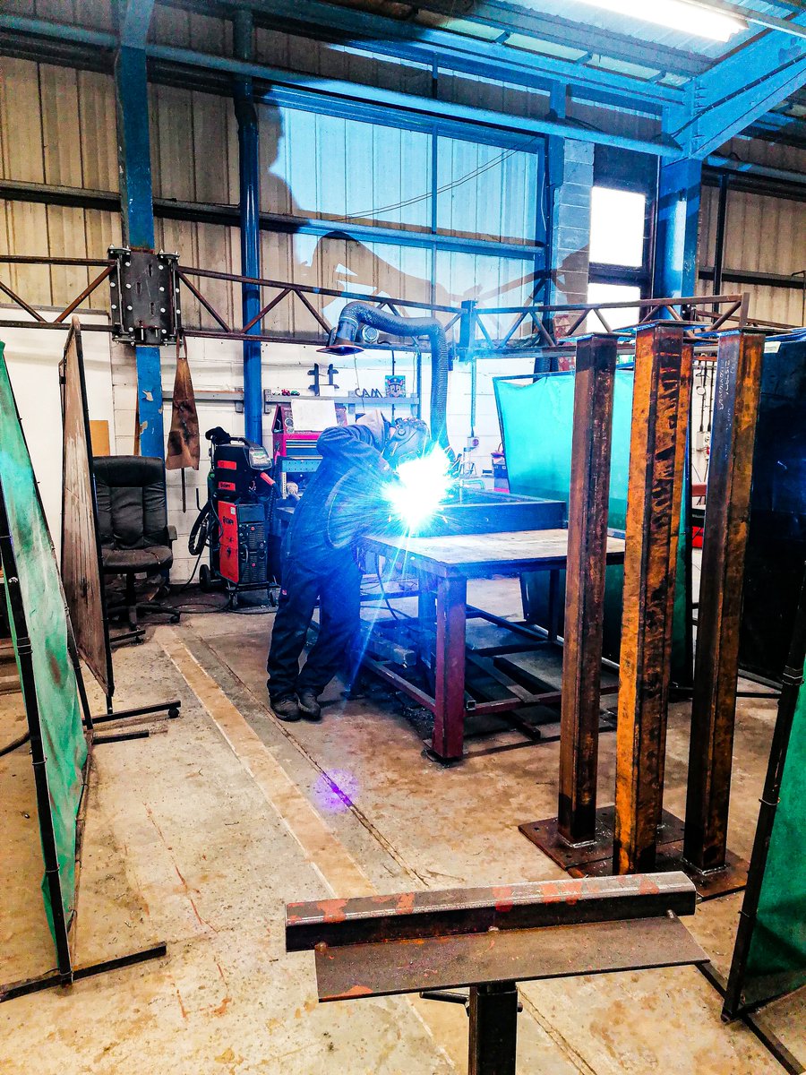 ANYWeldLtd's tweet photo. This week we've begun fabricating the external escape stair for the COVID-19 Response Unit at North Devon District Hospital 🏥
@kierconstruct #escapestair #COVID19 #coronavirus #recoveryunit #hospital #construction #fabrication #welding https://t.co/slJArFocML