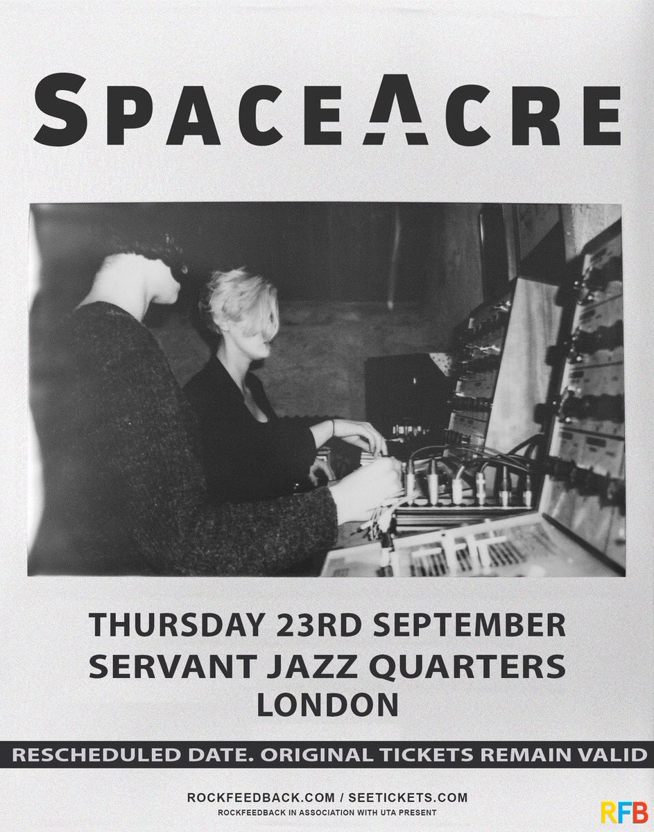 SpaceAcre (@spaceacremusic) on Twitter photo GIG RESCHEDULED
Hey Everyone,
Unfortunately we’ve had to reschedule our headline gig at @ServantJazz following the proposed government roadmap. The new date is September 23rd and all original tickets remain valid. Can’t wait - see you there. SA x
<a href="/rockfeedback/">Rockfeedback</a> #livemusic GIG RESCHEDULED
Hey Everyone,
Unfortunately we’ve had to reschedule our headline gig at @ServantJazz following the proposed government roadmap. The new date is September 23rd and all original tickets remain valid. Can’t wait - see you there. SA x
<a href="/rockfeedback/">Rockfeedback</a> #livemusic
