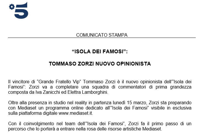 QuiMediaset_it's tweet photo. https://t.co/ZstdbFmAkM