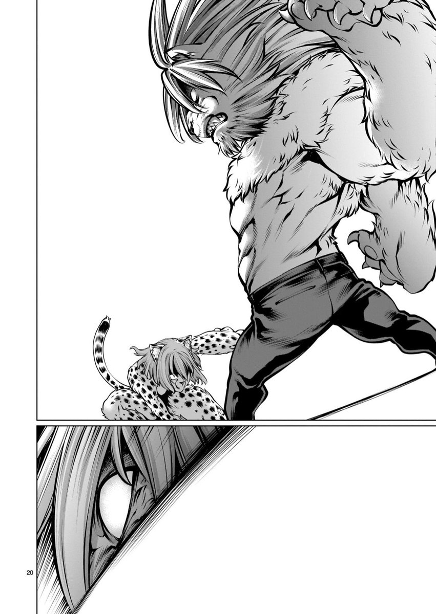 「キリングバイツ」更新。第85話「この一撃は深傷が過ぎる」ライオンvsチーター、エルザ反撃回です。よろしくお願いします。https://t.co/ZtBAu8KpLS 