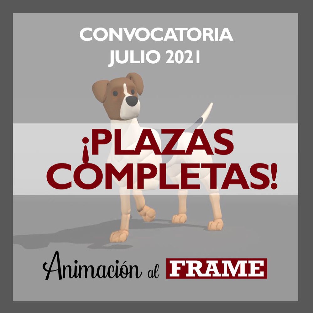 ¡¡PLAZAS COMPLETAS!! 

Otra vez más, se han completado las plazas del Workshop de Cuadrúpedos mucho antes de los esperado. 

Muchísimas gracias!!