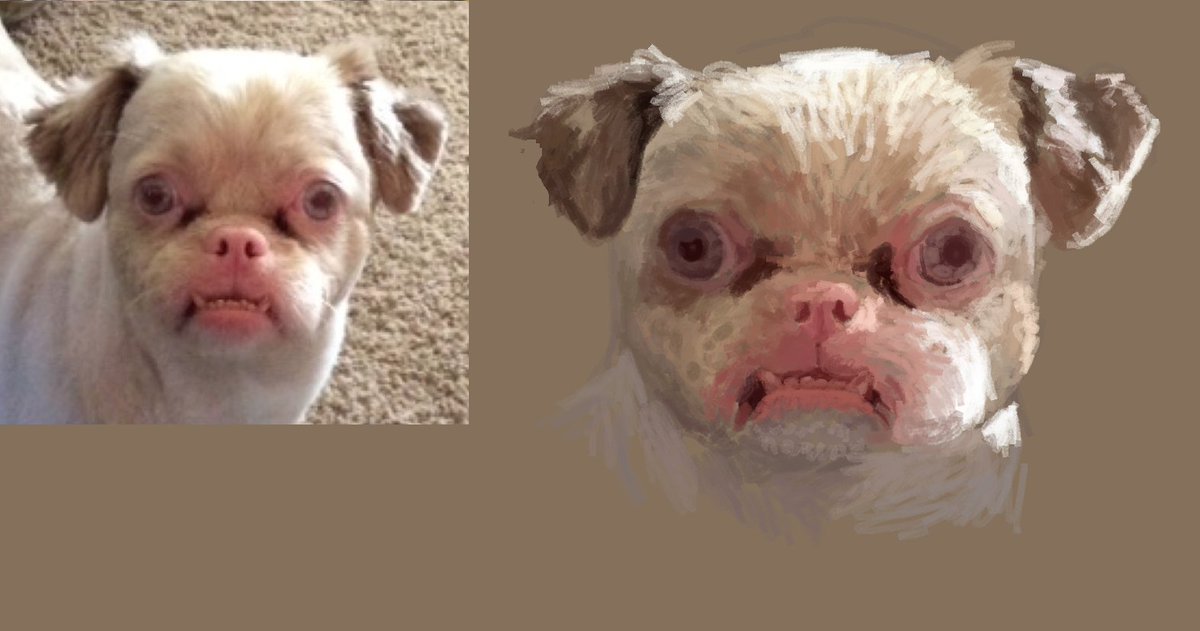 unyunish's tweet photo. dog paintings https://t.co/g5dC75wqSA
