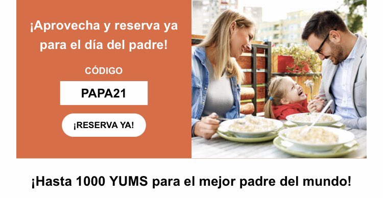 Hasta 10€ de DESCUENTO tidd.ly/3vkzIw8 #diadelpadre #Food #descuentos