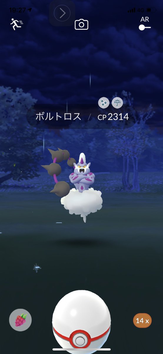 wheninromedo's tweet photo. やったね！
 #色違いポケモン #shiny #ポケモンGO  #ボルトロス #Thundurus https://t.co/iFzEoSBQKD