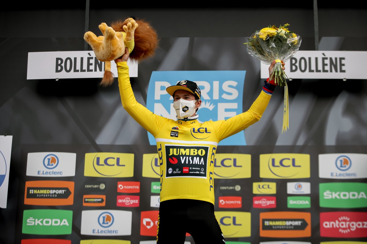 ParisNice's tweet photo. 🔁 RT &amp; follow pour tenter de gagner un 
@MaillotjauneLCL signé par Primoz Roglic après l'étape d'hier.💛

🔁RT &amp; follow to win a Yellow Jersey signed by 
@rogla 💛

#ParisNice https://t.co/ZIo8OK2spb