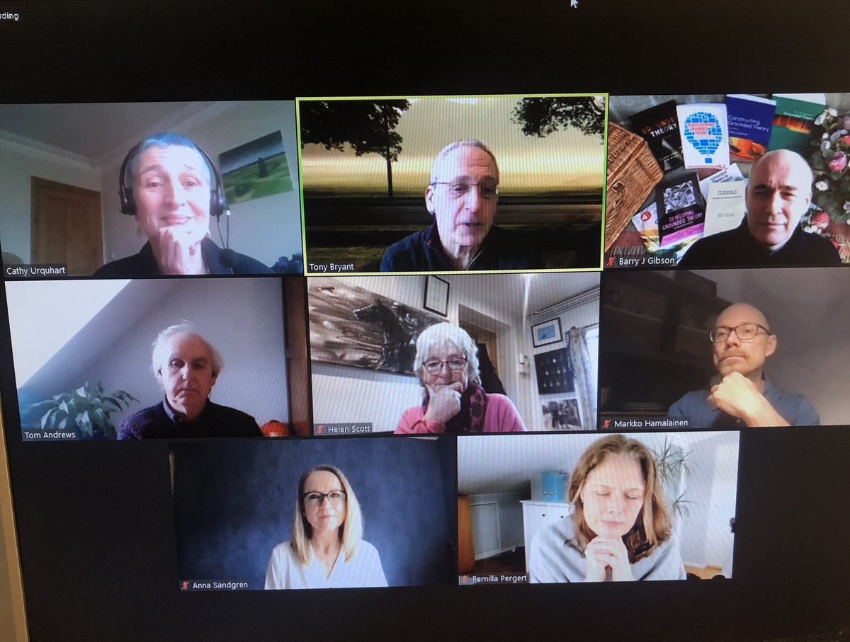 Great Grounded Theory Europe webinar and collaboration this morning #groundedtheory. #WGTD21 - such great insights from grounded theory researchers and experts in this field 🙏@NursingMid_UL @UL @AliceCoffey13