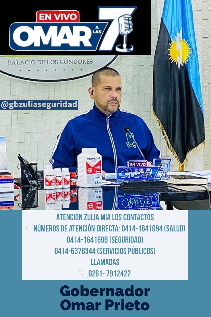 ZuliaNoticias's tweet photo. #ViernesCultural este #12Mar en @OmarALas_7. Gobernador @OmarPrietoGob tendrá un dinámico programa #46 de #OmarALas7, donde te exhorta a trasmitir tu petición o solicitud a través de una llamada 📞 o un mensaje 📲 Recuerda enviar tu número de contacto.Tus datos son confidenciales https://t.co/4fmJX5gZyd