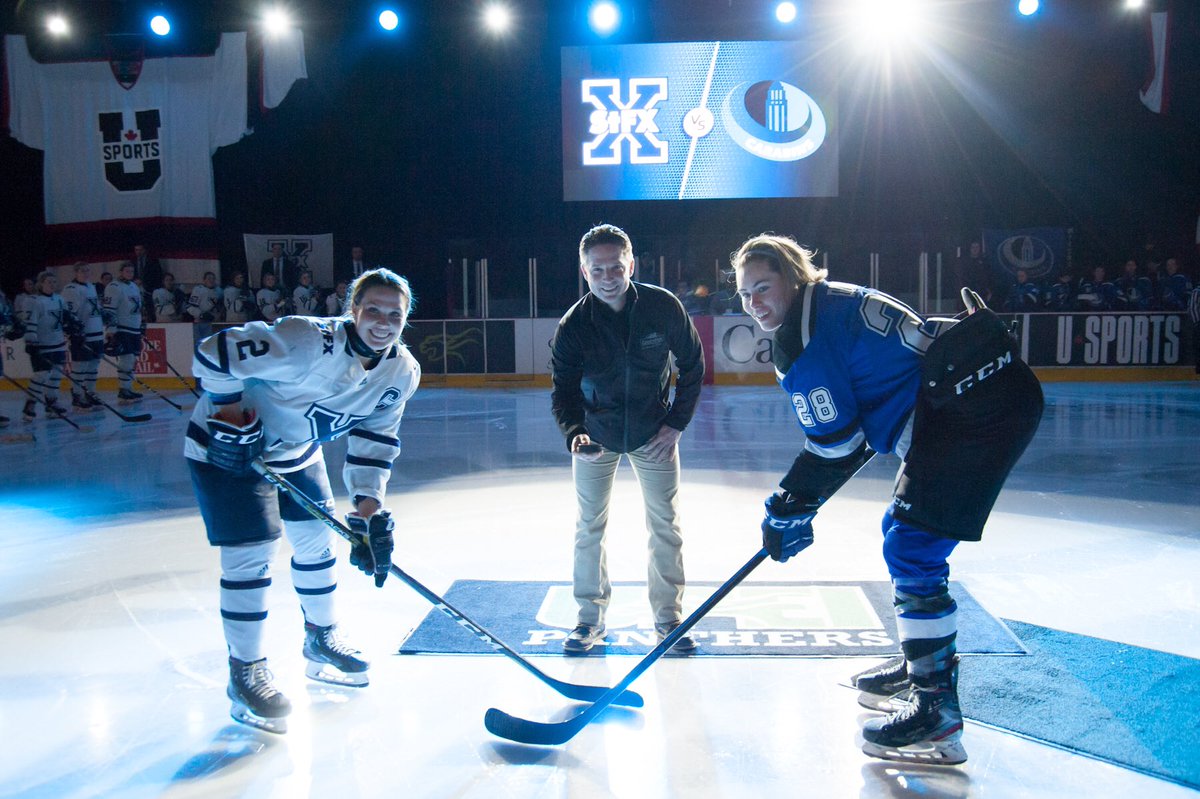 StFXAthletics's tweet photo. One year ago today - we remember our awesome X-Women Hockey OT win in the U SPORTS quarterfinals...then the pandemic started...can’t wait to get back to this X-citement in all our sports! #goxgo https://t.co/xb7EYmhjTI