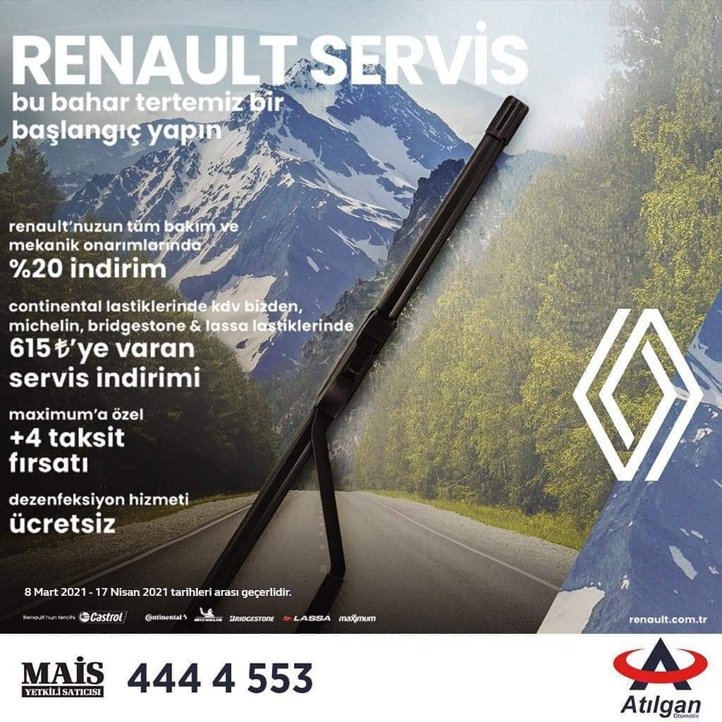 Bu Bahar Tertemiz Bir Başlangıç Yapın! 

Detaylı Bilgi İçin
🔹444 4 553
📍Hamidiye Mah. Menderes Bulvarı No:349 Rize

#rize #ayder #cayeli #ardeşen #pazar #derepazari #camlihemsin #hemsin #fındıklı #ikizdere #salarha  #karadeniz #tbmedya #atilganrenault #renault #servis #kampanya