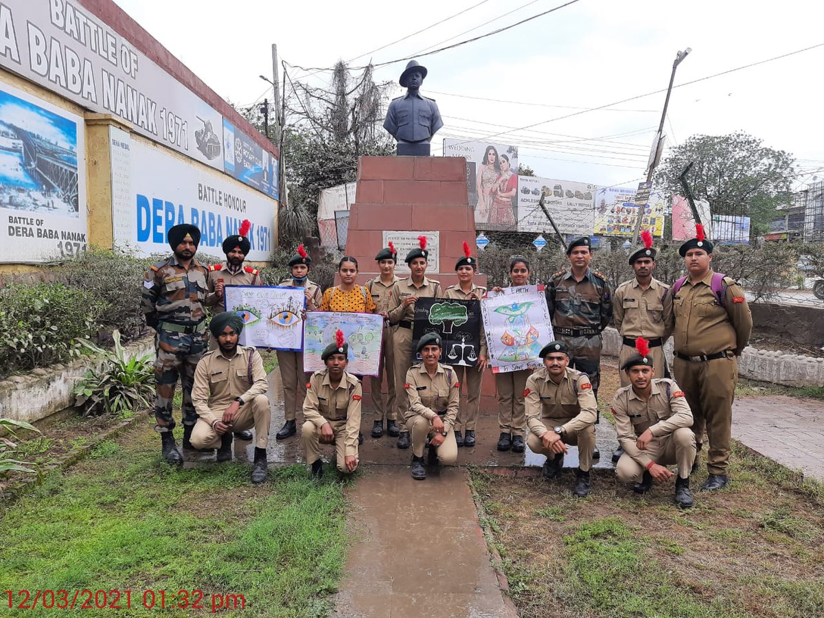 #NCCforStatues 
<a href="/CPhhp/">NCC Dte PHHP&C</a> 
<a href="/HQ_DG_NCC/">National Cadet Corps</a>
As part of various activities organized to celebrate 75 years of Independence a statue cleaning campaign was organized by cadets of 22 Punjab Bn NCC, Batala. The campaign organized under the supervision of NCC Officers.