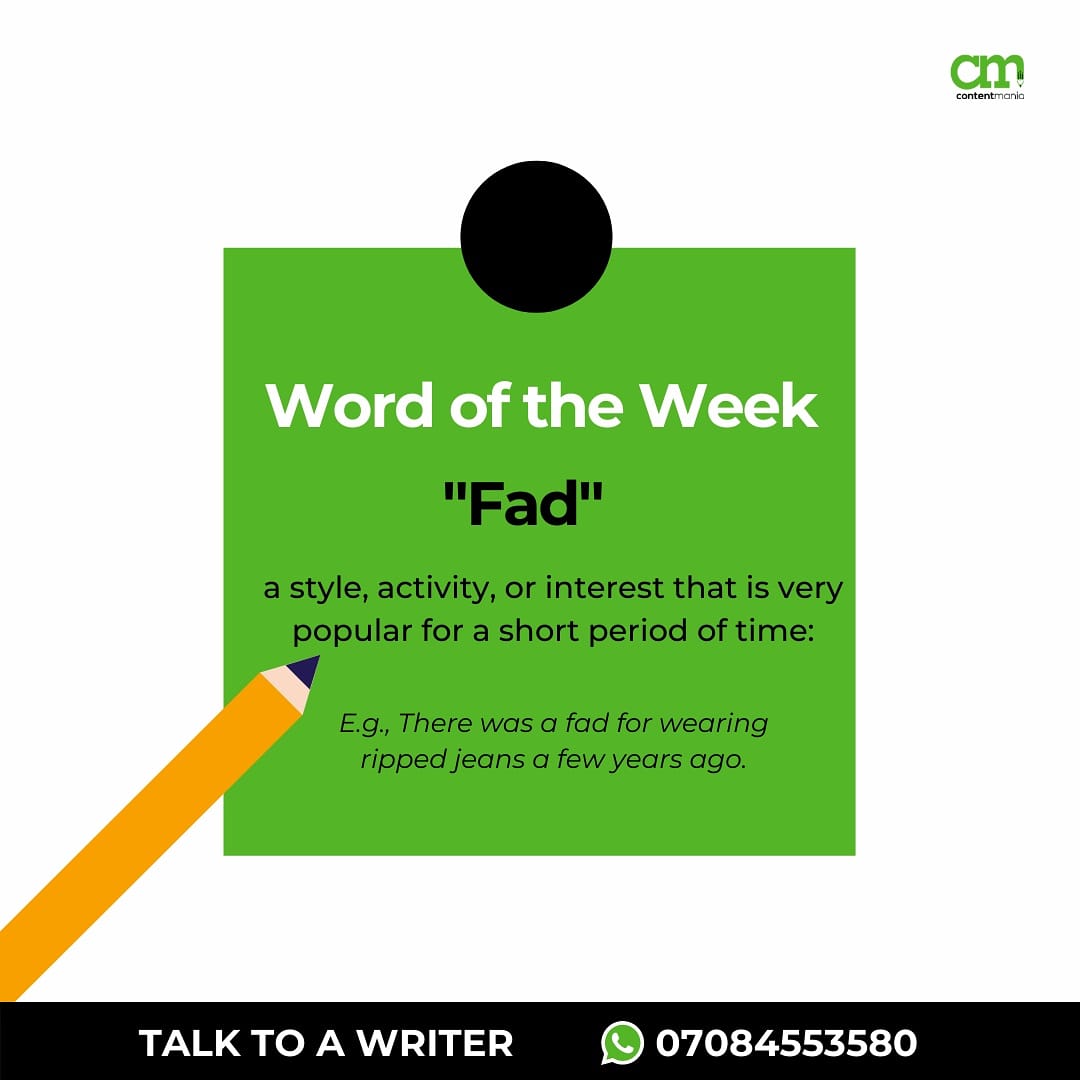 _ContentMania's tweet photo. Here we go!

Learning new words is something we take pride in as a tribe committed to delivering exceptional ghostwriting services.

Information credit: Cambridge Dictionary

For enquiries on any of our #ghostwriting services, please call 07084553580 or send us a DM.

#CMWriters https://t.co/kJWDJtuRpM