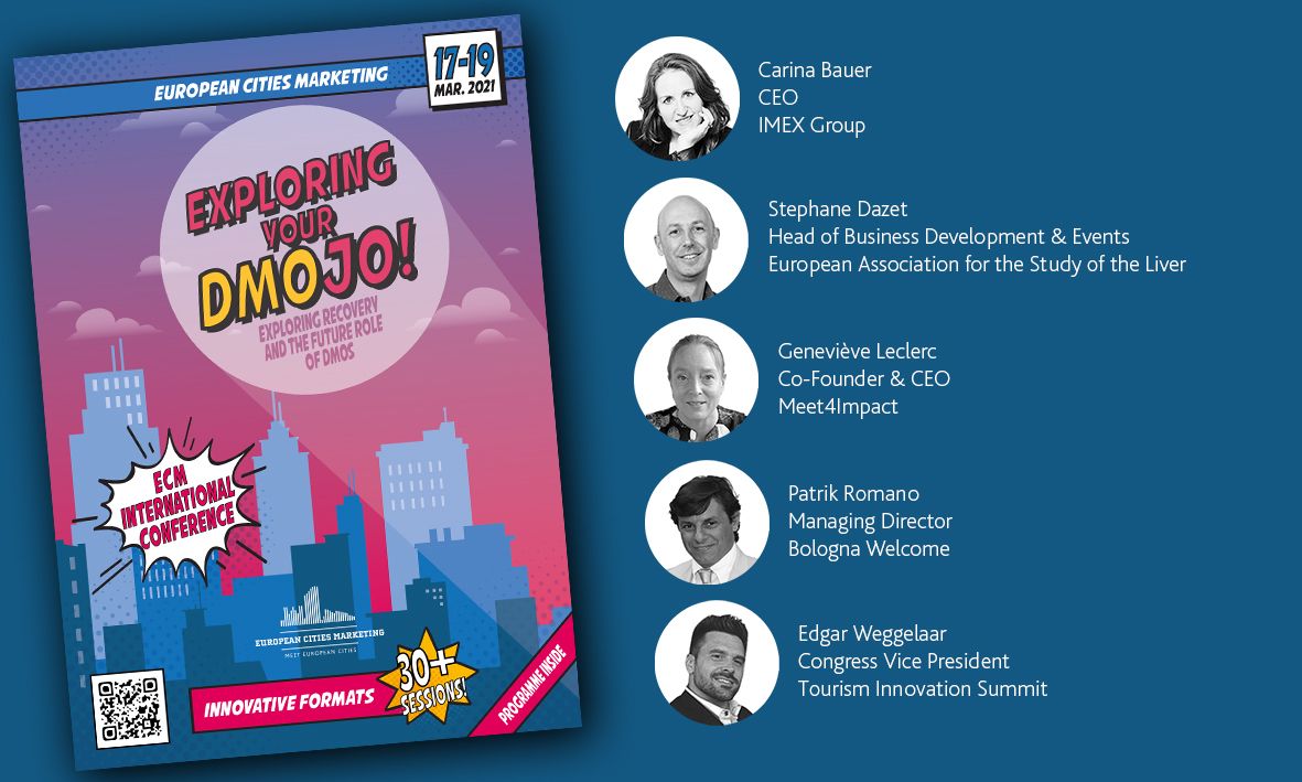 citydna_eu's tweet image. FUTURE MOJO OF BUSINESS EVENTS &amp;amp; CVBS: 12 months into this epic standstill of corporate travel &amp;amp; events, time to explore the light at the end of the tunnel. Can we see it, or at least the beginning of it? 
Join us @ #ECMOnlineConference2021
🎫: buff.ly/2NfOpzb
#WeAreECM