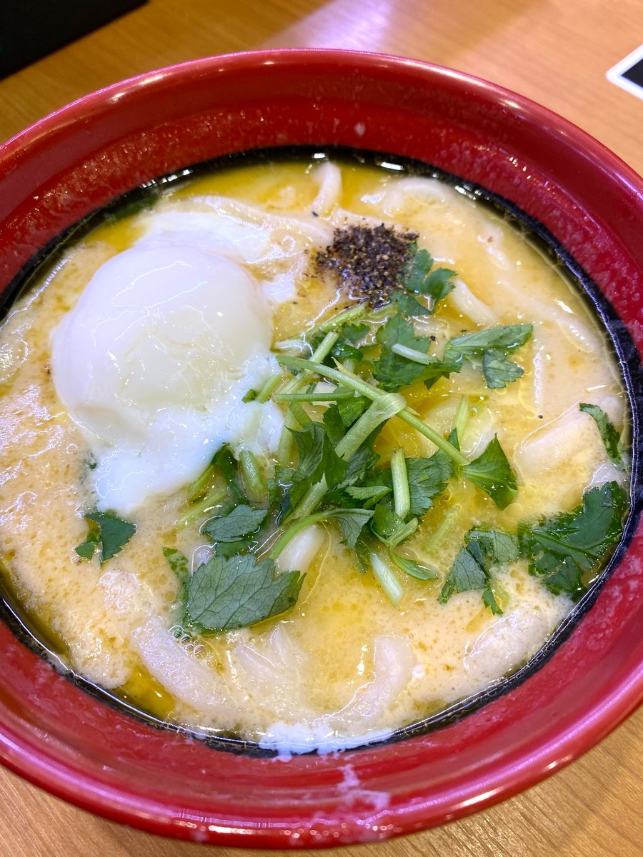 グルメ好きオジサン くら寿司の カルボナーラうどん なかなか美味しかった くら寿司 くら寿司コナン カルボナーラうどん