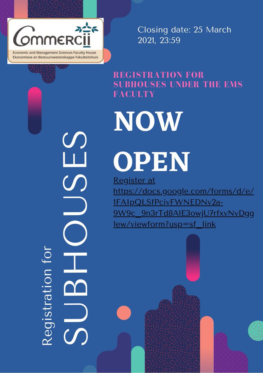 Register using this link :  docs.google.com/forms/d/e/1FAI…