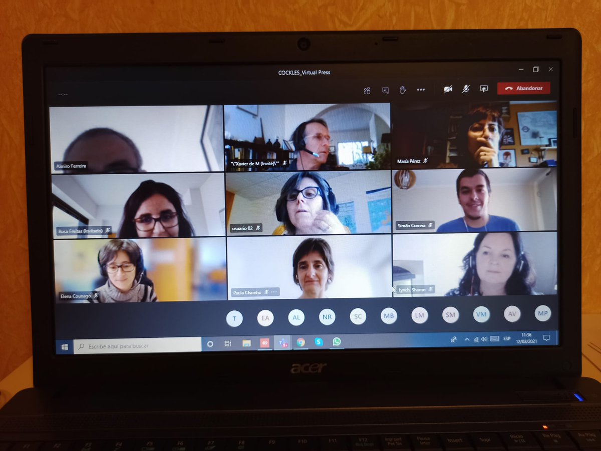 Fundación CETMAR (@fundacioncetmar) on Twitter photo La conferencia final de <a href="/COCKLES_project/">COCKLES Project</a> se cierra con un encuentro virtual con medios de comunicación de #España y #Portugal <a href="/AtlanticArea/">Interreg Atlantic Area</a> La conferencia final de <a href="/COCKLES_project/">COCKLES Project</a> se cierra con un encuentro virtual con medios de comunicación de #España y #Portugal <a href="/AtlanticArea/">Interreg Atlantic Area</a>