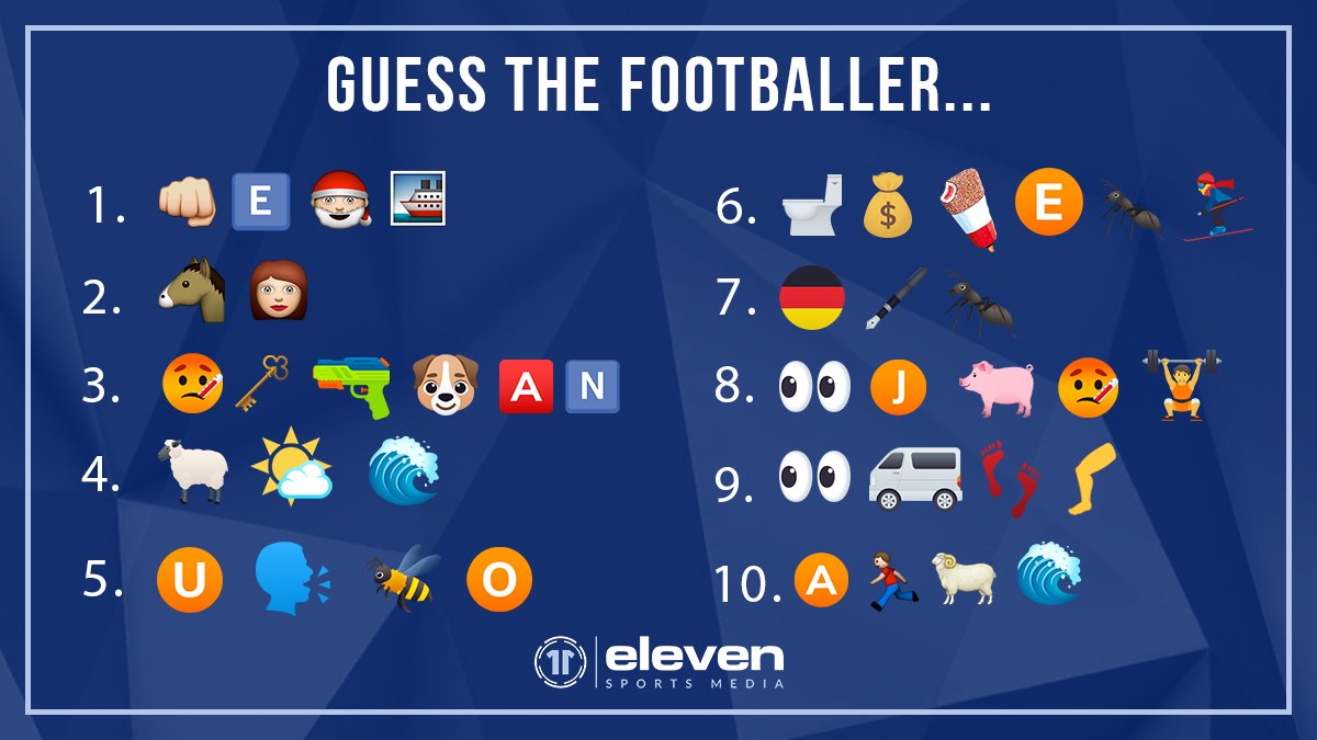 Eleven Sports Media on Twitter "Guess The Footballer!👇 Try and guess