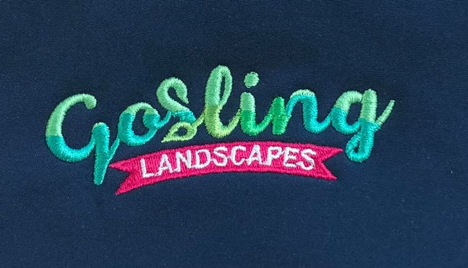 We have recently done this fabulous 3D embroidered logo on some jackets for our friends at #goslinglandscapes we used our multi colour thread technique to gain this great visual effect. #customclothing #brandedworkwear