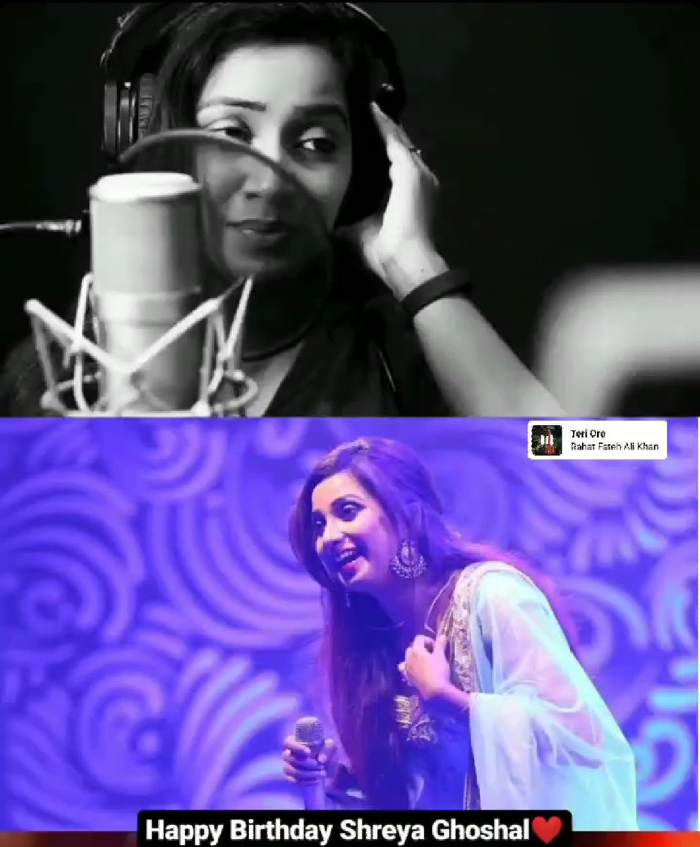 CineRanker's tweet image. #BRUpdate
#HappyBirthdayAtifAslam
#HappyBirthdayShreyaGhoshal
#HappyBirthdayFalguniPathak

A Birthday Month for Singers!

Wishing them all the Health, Success &amp;amp; Prosperity!

Different Genres &amp;amp; Different Styles but Astronomical Contribution to Indian Music Industry!

#birthday