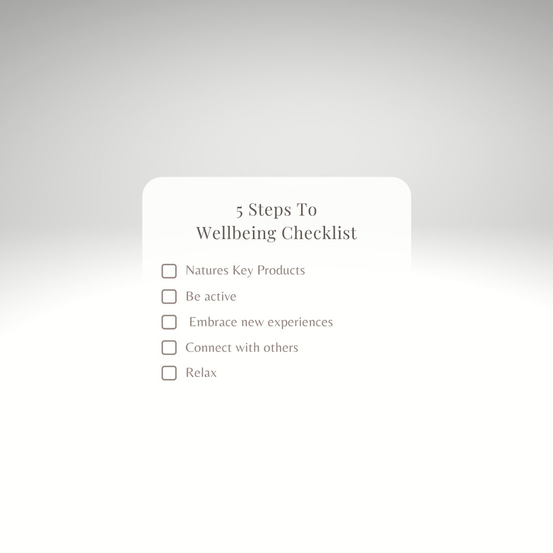 LiveNaturesKey's tweet photo. Check out our 5 steps to wellbeing checklist! https://t.co/lzSBU0prSL