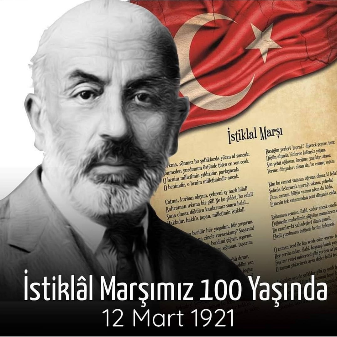 "Allah bu millete bir daha İstiklal Marşı yazdırmasın" M. AKİF ERSOY

 İstiklal Marşı'mızın 100.yaşı kutlu olsun.
İstiklal şehitlerimizi ve M. Akif Ersoy'u sonsuz saygı ve minnetle anıyoruz.  #istiklalmarsı100yasında  #MehmetAkifErsoy