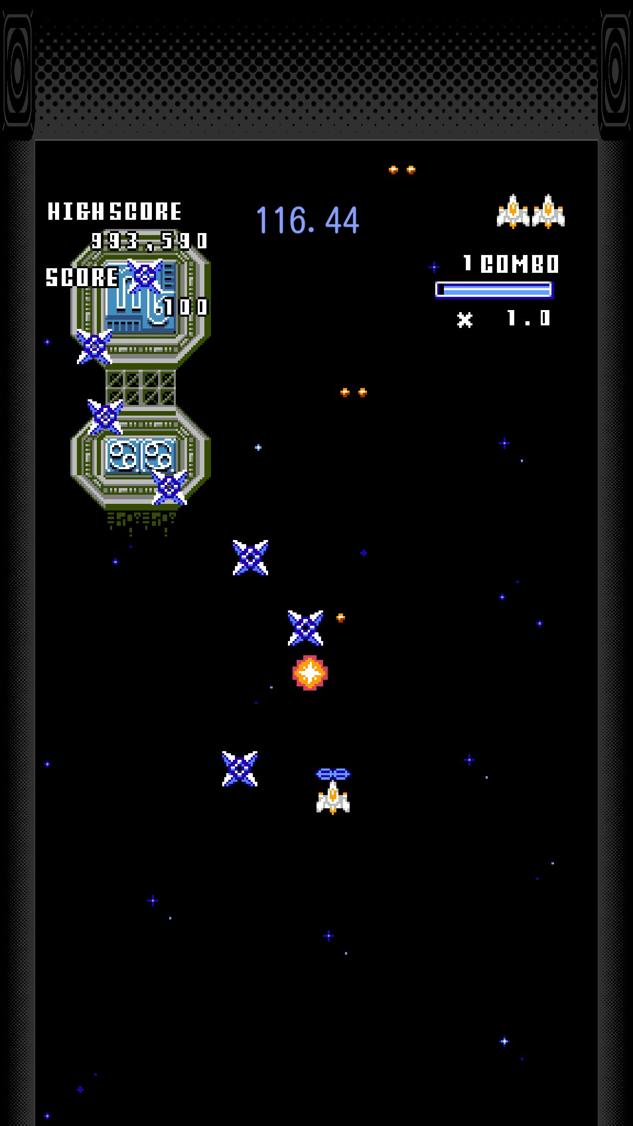 株式会社mangata 高橋名人35周年記念アプリ ゲームは1日1時間 の第4弾ゲームが開放されました 高橋名人といえば 16連射でシューティング 2分間モードに特化したシューティングゲームです 昔を思い出してプレイしてハイスコアが出たら Snsでお