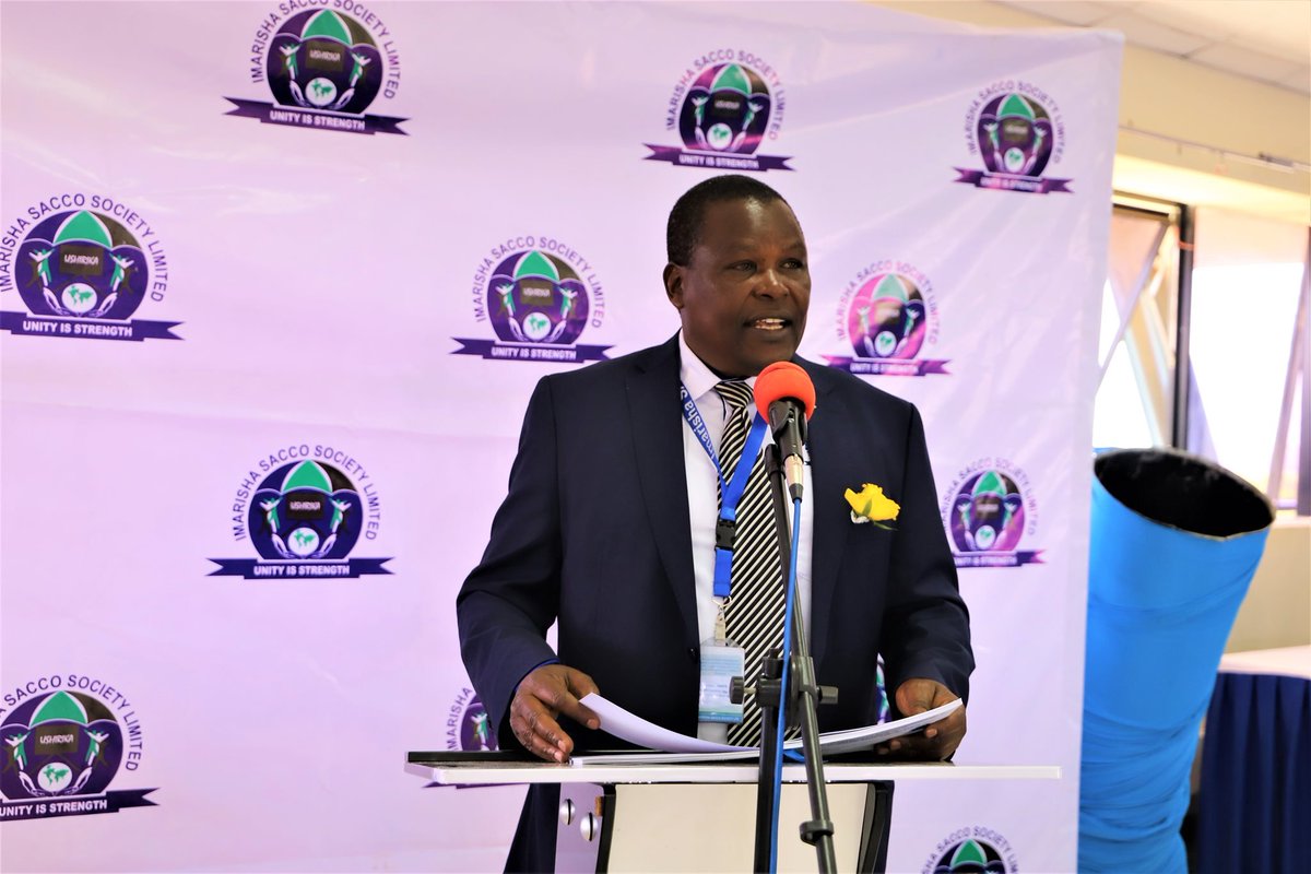 ImarishaSacco's tweet photo. Impressive performance!
 Sacco chairman Mr. Mathew Ruto has announced that the society  performed  well in the year 2020. The Board of Directors recommend a pay out of dividends at rate of 13.09% and member deposits at rate of 11.12%. https://t.co/wNQaipZ6T8