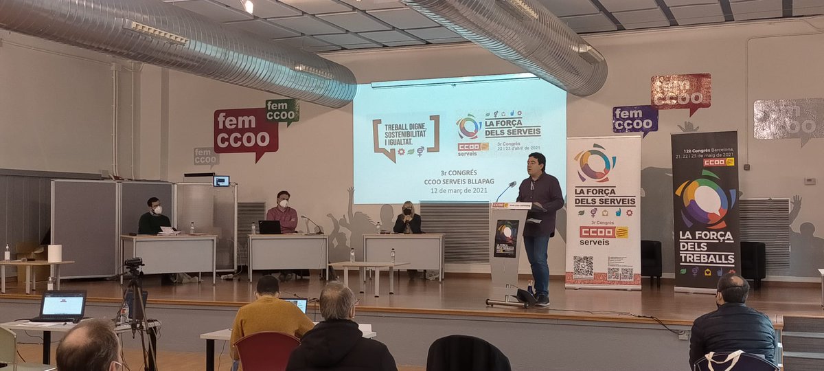 ccoo_bll_apag's tweet photo. Felicitats, sort i encerts a @EduJodar i nou equip de @ccoo_serveiscat #BLLAPAG.
Gràcies pel treball i dedicació de la @MentxuGutierrez. 
Us necessitem arrelats al territori x reforçar presència a sectors creixents, eradicar precarietat i millorar condicions de la gent
Seguim! https://t.co/ZT2qhQBjMg