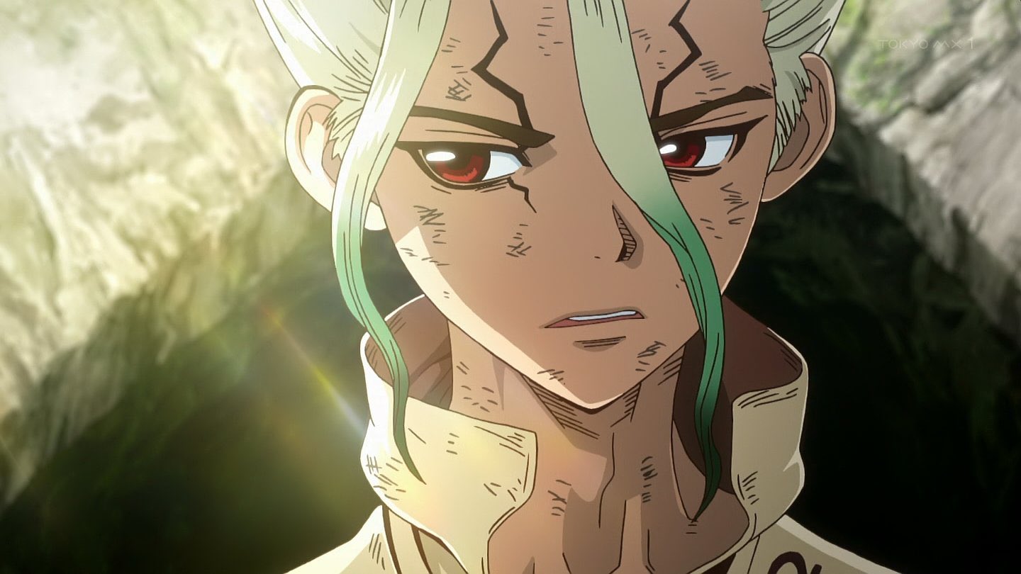 Gaia ガイア Drstone 9話 司の目の前で最初に作ってみせた科学グッズ医者代わりの命の石ドクターストーン 石鹸で始まった戦いが石鹸で終わる流れに感動 ダイナマイトの発明によって死の商人と呼ばれてしまったノーベルの功績を讃えるシーンがあったのは