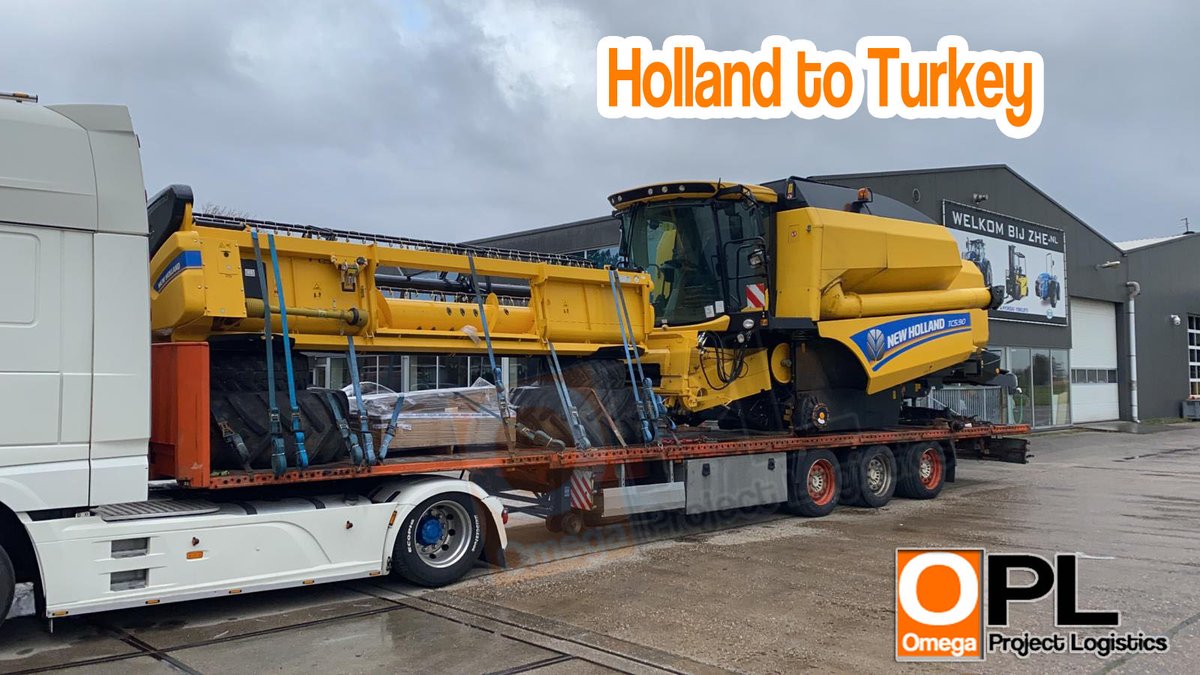 OmegaProje's tweet photo. Holland to Turkey Oversize Transport 

New Holland TC 5.90 combine harvester

“We Carry What You Need “

Contact us :

info@omega-tr.com /  https://t.co/GGkqbvwKqC

#oversizetransport #machine #newholland #holland #agirnakliye https://t.co/Jwq0UV5zNp