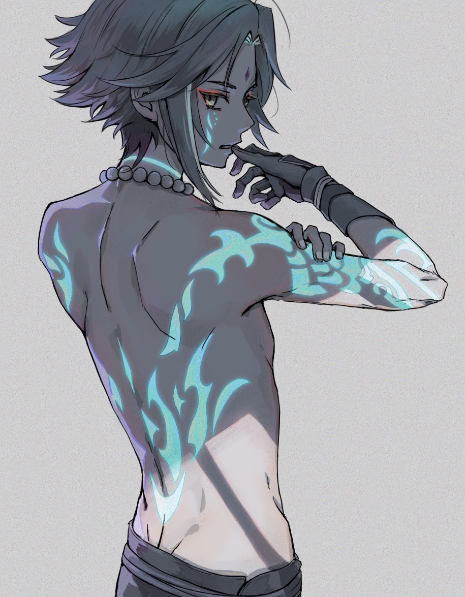 dtypeerror's tweet image. #魈 #原神 #ショウ #XIAO 
加了一个原版的在P2