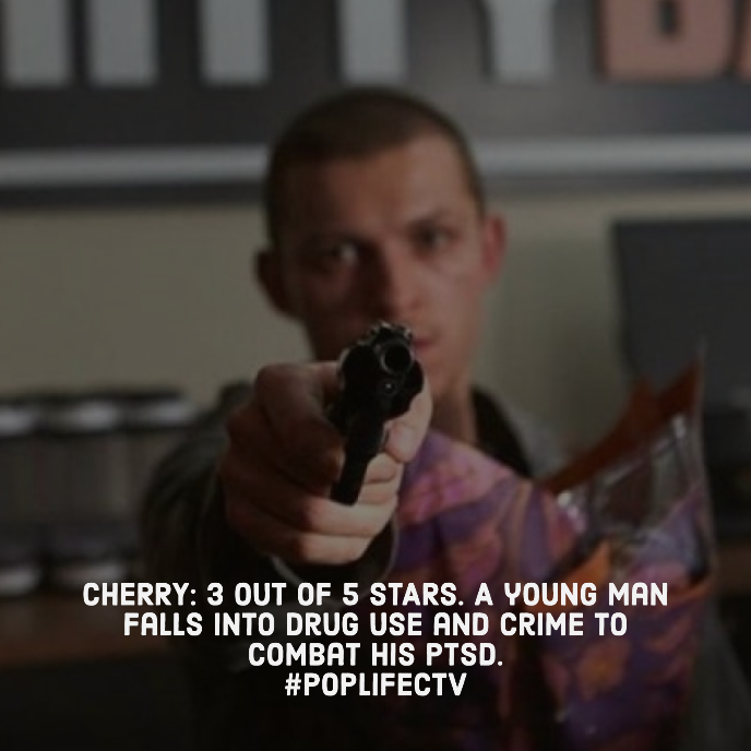 RichardCrouse's tweet photo. #Cherry is ambitious and raw but the scope of the story is too wide to be truly effective. #OnAppleTV+ #PopLifeCTV @PopLifeCTV https://t.co/kmDrHwFx8t