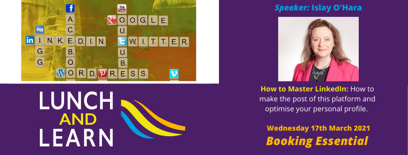 We are hosting our next Lunch &amp; Learn on 17/03/21 and this month's topic is 'How to master LinkedIn' presented by social media expert Islay O'Hara - booked via Eventbrite here: eventbrite.co.uk/e/how-to-maste… #EdenbridgeBusiness #LinkedIn #SkillsforBusiness